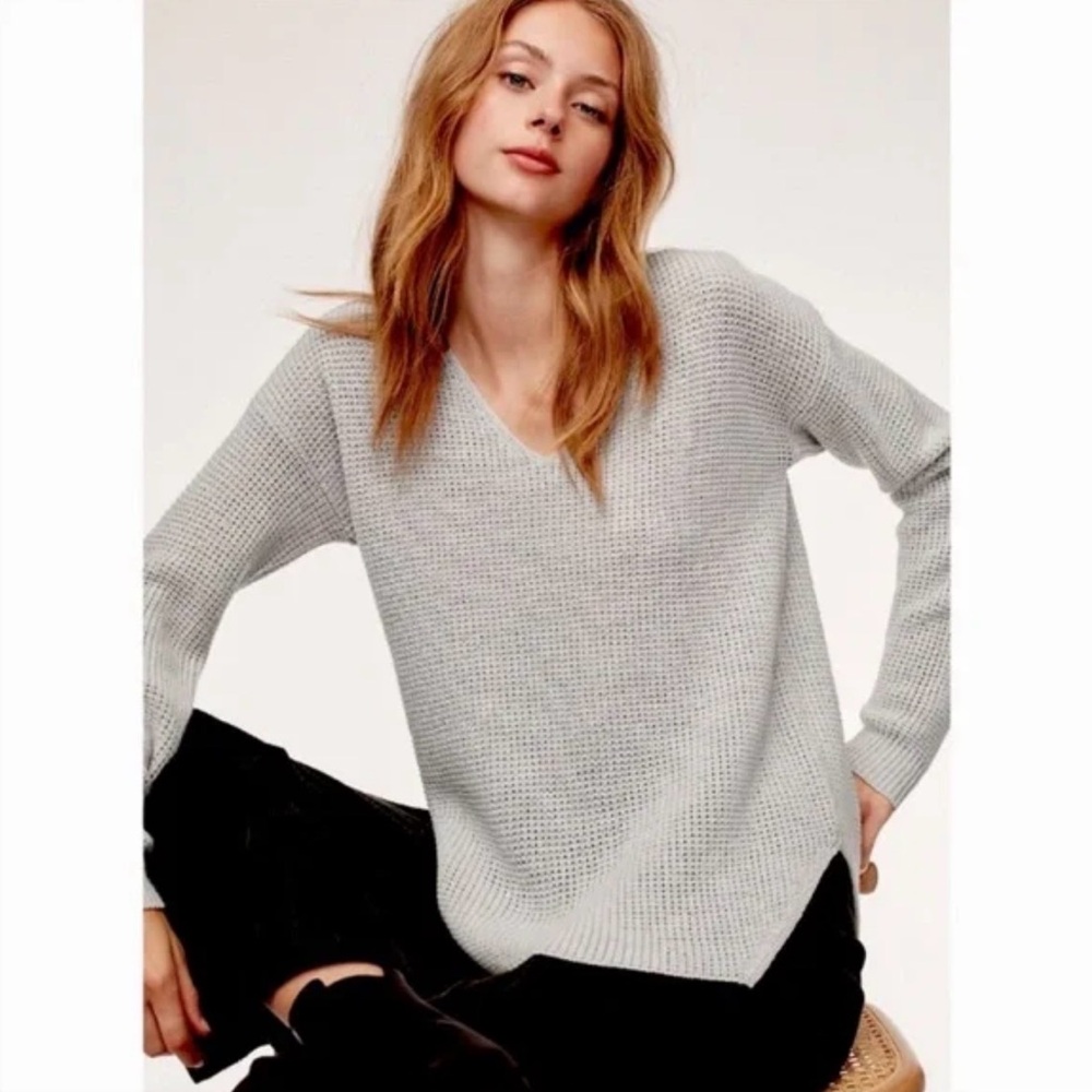 Wilfred Free Aritzia Wolter 100% Merino Wool Sweater